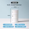 Mesita de noche moderna y sencilla para el hogar, pequeña mesita de noche para dormitorio, minimalista, con almacenamiento