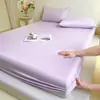 2026 Novo Modelo 180g Nylon Elastano Seda Gelada Lençol de Elástico Individual Lençol de Elástico de Peça Única