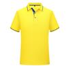 Macacão de camiseta polo de manga curta pesado cor sólida roupa de trabalho gola lapela camisa publicitária gola redonda secagem rápida atacado logotipo