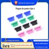 Interface Usbtype-C Huawei P9 Xiaomi M5Porta de Carregamento Type-C Plugue Anti-Poeira para Celular Letv Borracha de Silicone