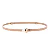 Cinturón de Piel Genuina Personalizado y Procesado para Mujer Nueva Moda Versátil Retro Simple Combinación con Vestido Tienda de Fábrica