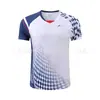Ropa de Bádminton de Manga Corta de Secado Rápido Transpirable Ropa de Entrenamiento para Hombres y Mujeres, Mismo Estilo Clase de Entrenamiento Club Equipo Uniforme Ropa de Competición