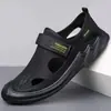 Sandálias de Comércio Exterior Verão Malha Respirável Solado Macio Sapatos de Caverna Tendência da Moda Esportes ao Ar Livre Lazer Sapatos de Praia