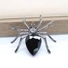 Kuisha fundo preto retro Aranha de Cristal saída de ar do carro pingente para capa de celular diy acessórios de liga metálica vendas diretas da fábrica