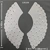 Cuello de Algodón Bordado Hecho a Mano por el Fabricante, Flor de Cuello, Agujero Recortado con Flor a Juego, Accesorios de Encaje de Cuello Falso de Algodón al Por Mayor