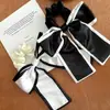 Goma para el pelo tipo scrunchie estilo Ins para mujer, Versión de mariposa de verano, Lazo, Accesorio para el cabello prehecho con cinta, Al por mayor, Uso diario