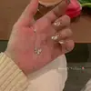 Collar Colgante de Mariposa de Hada de Moda Cadena para Clavícula de Diseño de Nicho de Lujo Ligero Nuevo Gargantilla para Mujer 2025