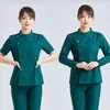 Roupas de trabalho de hospital de animais enfermeira terno manga longa feminina oral masculina sala de cirurgia roupas de trabalho uniforme tamanho