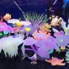 Ventas Directas de Fábrica Tanque de Peces Paisajismo Acuario Decoración Set de Corales Flotante Luminoso Medusa Falsa Tanque de Peces Acuario Adornos
