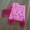 3 peças alpaca forma bolo decoração molde joias pendente aromaterapia gesso molde de silicone