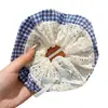 Nuevo Estilo de Gama Alta Cuatro Capas Oversized Plisado Estilo Perezoso Coleta Baja Goma para el Cabello Scrunchie Accesorio para el Cabello
