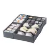 Caja de Almacenamiento de Ropa Interior Estilo Nuevo, Caja de Cajón Plegable y Engrosada de Tela No Tejida, Caja de Almacenamiento Compartimentada para Armario del Hogar