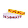 Pulsera de mano de joyería transfronteriza, regalo deportivo de pelota, anillo de mano, pulsera de silicona de sóftbol, pulsera de estudiante masculina y femenina, logotipo impreso