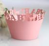 Amazon BABY BABY carriola taza de postre pastel borde de papel hueco láser encaje de papel en stock al por mayor