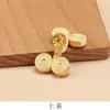 Botões de Disco da Dinastia Han, Botões de Contas de Jade de Quatro Rodas Estilo Chinês, Botões Retrô Feitos à Mão para Trajes Tang, Trajes Étnicos, Acessórios Estilo Chinês