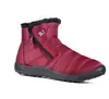 Botas de Algodón de Invierno Talla Grande Transfronterizas 2026 para Personas de Mediana Edad y Mayores, Botas de Nieve de Moda con Cremallera, Zapatos de Algodón Cálidos de Suela Plana de Caña Alta de Comercio Exterior