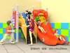 Parque de Diversões Grande Deslizador Externo Combinação de Tobogãs Equipamento de Playground Externo Comunitário Instalações de Brincadeiras Infantis