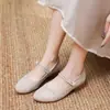 Zapatos de Tacón Alto de Estilo Chino Nuevo Zapatos a Juego para Cheongsam de Mujer Retro Estilo Antiguo de Pekín Antiguo Zapatos de Tela Bordados Estilo Han