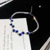 ¡Pulsera apilada de diamantes de colores! Pulsera de calabaza con circonita chapada en oro real, joyería de diseño niche estilo ins coreano para mujer