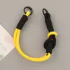 Nuevo Cordón Tejido Multicolor para Teléfono, Llavero Corto Universal, Decoración de Mochila, Cuerda Decorativa, Cadena Colgante al por Mayor