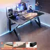 Mesa de computador, mesa de trabalho, conjunto de mesa e cadeira para jogos em casa, mesa simples para quarto, estação de trabalho, mesa de estudo, mesa de escritório para apartamentos de aluguel