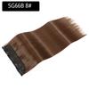 Pieza de extensión de cabello europea y americana, peluca de cinco clips, pieza de peluca de cabello largo liso, pieza de extensión de cabello de peluca sin costuras, peluca de Xuchang