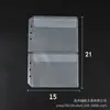 Fabricante Transfronterizo de PVC Portatarjetas de Alta Calidad Portatarjetas Almacenamiento Página Interior A4A56 Libro de Certificados Bolsa con Cremallera Libro de Mano Bolsa para Facturas