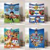 Manta Paw Patrol Más Vendida Transfronteriza de Amazon Estampada Serie Animada Infantil Manta de Franela Manta de Almuerzo para Cuatro Estaciones