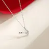 Collar original para pareja ballena de aguas profundas nacido tú un par de cadena de clavícula de moda de lujo de verano colgante de pez pequeño