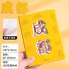 Caderno de Lembrança Cultural e Criativa para Viagem à Cidade com Páginas Vazadas Estampadas, Organizador de Documentos Passante, Diário de Presente para Turistas, Portátil