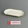 Louça Comercial Imitação Porcelana em Melamina, Tigelas e Pratos Pequenos, Pratos Rasos Bicolores, Pratos Redondos, Tigelas para Macarrão, Especialmente Projetados para Redes de Restaurantes Fast Food