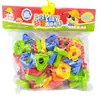 Hongtai Floco de Neve Tubo de Água Divertido Homemzinho Macio Blocos de Construção Brinquedo DIY Infantil Barraca de Venda Quente