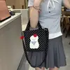 Bolso de Hombro Sencillo Bordado Estilo Coreano para Mujer Nuevo Estilo 2025 Ligero Vertical para Teléfono Móvil Bolso Casual de Lona para Estudiante