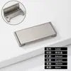 Sem Furos Moderno Simples Invisível Alça Escura para Porta de Armário Gaveta Guarda-roupa Anel de Puxar