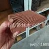Piso de Madeira Plástica Fabricado em Fábrica para Pátios Externos, Piso de Madeira Plástica com Furos Redondos, Placa de Madeira Plástica WPC Co-Extrudida de Segunda Geração, Piso para Varanda para Autoinstalação