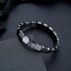 Pulseira para Homens, Aço Titânio, Não Desbota, Alta Qualidade, Versátil, Joias Populares Hip-Hop, Acessórios Retrô Simples e Personalizados para Mulheres