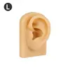 Cor de Pele Clara Escura Modelo de Orelha Silicone Macio Modelo de Orelha Humana Ferramenta de Limpeza de Ouvido Prática Silicone Fabricante de Fonte