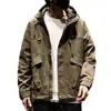 Chaqueta con capucha para primavera y otoño, chaqueta de hombre de otoño, marca de moda estadounidense, chaqueta bomber de talla grande, chaqueta de moda para otoño e invierno.