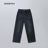 APO Moda Masculina Rua Alta Americana Jeans Rasgado Masculino Primavera Alta Sensação de Luxo Moda Tendência Solto Reto Longo Calças