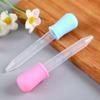 Gotero de silicona para alimentación de bebés, 5 ml, con escala, alta succión, antiasfixia, para mascotas