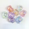 Cuentas Acrílicas de Cangrejo Coloridas Transparentes UV Lindas para Cadena de Teléfono Móvil DIY Accesorios para el Cabello Joyería con Cuentas Accesorios Materiales