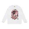 Otoño e invierno estilo japonés marca de moda cabeza de simio estampado de dibujos animados unisex joven suéter sudadera holgada venta al por mayor y dropshipping
