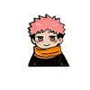 Jujutsu Kaisen Broche de Aleación Chibi Merchandising de Anime Insignia Unisex Personaje de Dibujos Animados Accesorio Decorativo