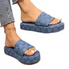 Pantuflas de Suela Gruesa de Comercio Exterior para Mujer, Adecuadas para Usar al Aire Libre, Nuevo Estilo Verano 2025, Estilo Europeo y Americano, Cómodas, Talla Grande, Sandalias con Estampado de Letras