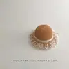Sombrero de verano para bebé, fino, de pescador, para niña, de paja, de princesa, de ala grande, parasol, transpirable y moderno.