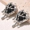 Moda personalidad estilo punk cadena de aleación forma de amor líquido DIY joyería pulsera collar aretes accesorios
