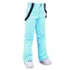 Pantalones de Esquí Impermeables y a Prueba de Viento para Hombres y Mujeres, Snowboard y Esquí, Engrosados y Cálidos, Pantalones Largos Elásticos Desmontables para Exteriores al por Mayor para Hombres