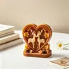 Chunqi Transfronterizo Adorno de Reno Navideño Sincero Molde de Silicona Velas Aromáticas DIY Decoración de Mesa Molde de Yeso