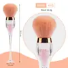 Pincel para Pó de Unha, Pincel de Limpeza Grande com Cerdas Macias em Formato de Ampulheta, Pincel de Unha, Pincel para Blush, Ferramentas de Beleza para Maquiagem