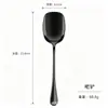Fabricante directo de cucharas para servir de acero inoxidable 410 en stock. Cucharas dosificadoras de autoservicio para el hogar, cucharas para servir y juegos de utensilios de cocina